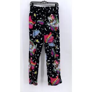 TOP DRAWER Women's Black Multi Cart Print Pajama Pants SZ S